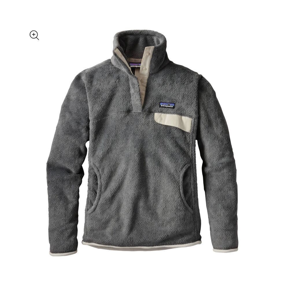 Patagonia Women's Re-Tool Snap-T  Pullover in grey sz Small